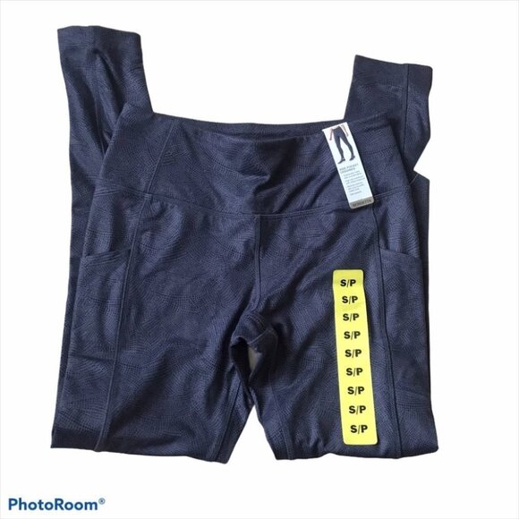 Mondetta Luxury Performance  Purple Grey Leggings women size S - Picture 3 of 15